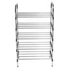 Living And Home WH0732 Black Metal Multi-Tier Shoe Rack