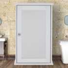 Premier Housewares Portland Single Door Mirror Bathroom Cabinet