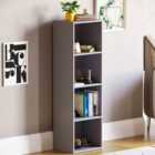 Vida Designs Oxford 4 Shelf Grey Cube Bookcase