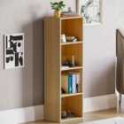 Vida Designs Oxford Oak 4 Shelf Cube Bookcase 