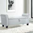 Living and Home Armrest Storage Ottoman Bench