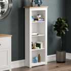 Vida Designs Arlington 4 Shelf White Bookcase