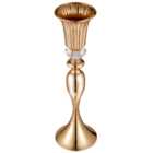 Living and Home Metal Trumpet Vase Wedding Centrepiece