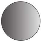 Wilko Black Round Metal Frame Mirror