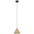 EGLO Narices Brushed Black and Gold Pendant Light