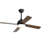 Living and Home Brown Adjustable Ceiling Fan with Light
