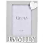 Premier Housewares Hestia Family Heart Photo Frame 5 x 7 Inch