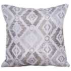 Amir Grey Fleur Scatter Cushion 45 x 45cm 2 Pack