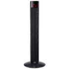 Neo Black Free Standing Tower Fan Remote Control 36 inch