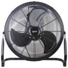 Igenix Black Chrome Air Circulator Fan 18 inch