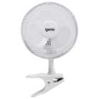 Igenix White Clip Fan 6 inch