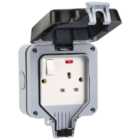 ENER-J 1 Gang 13A Single BS Socket and Switch
