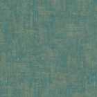 Grandeco Boutique Collection Altink Plain Teal Metallic Embossed Textured Wallpaper