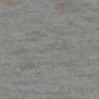 Grandeco On The Rocks Distressed Concrete Stone Charcoal Grey and Copper Wallpaper