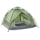 Outsunny 3 Person Pop Up Tent Green