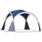 Outsunny Grey Dome Gazebo Camping Tent 3.5 x 3.5m