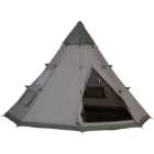 Outsunny 6 Person Tipi Tent Metal Poles