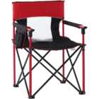 Outsunny Camping Portable Chair Red