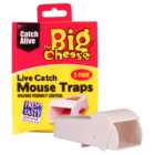 The Big Cheese Live Catch Mouse Traps Twinpack