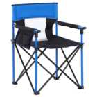 Outsunny Camping Portable Chair Blue