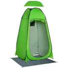 Outsunny Camping Shower Tent Green
