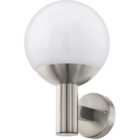 EGLO Nisia-Z LED Stainless Steel Exterior Wall Light