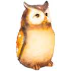 St Helens Female Light Up Owl Ornament