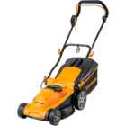 LawnMaster M2EB1637M-01 1600W Hand Propelled 37cm Rotary Electric Lawn Mower