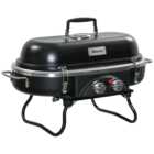 Outsunny Black Foldable Tabletop Gas BBQ Grill