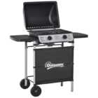 Outsunny 2 Burner Gas BBQ and Cooking Grill