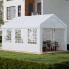 Outsunny 4 x 6m Marquee Carport Shelter Gazebo Tent