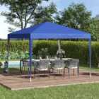 Outsunny 3 x 3m Blue Marquee Pop-Up Gazebo