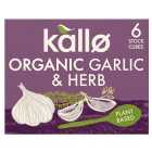Kallo Organic Garlic & Herb Stock Cubes 6 x 11g