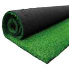 St Helens Home and Garden Rich Green Artificial Grass 7mm Pile 1 x 4m