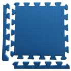 Swift Foundation Warm Floor Blue Interlocking Floor Tile for Playhouse 11 x 10ft
