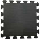 Swift Foundation Warm Floor Black Interlocking Floor Tile for Workshops 12 x 8ft