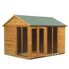 Power Sheds 10 x 8ft Double Door Apex Traditional Summerhouse