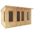 Mercia Helios 12 x 8ft Double Door Premium Shiplap Traditional Summerhouse