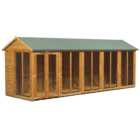 Power Sheds 20 x 6ft Double Door Apex Traditional Summerhouse
