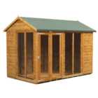 Power Sheds 10 x 6ft Double Door Apex Traditional Summerhouse