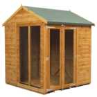 Power Sheds 6 x 6ft Double Door Apex Traditional Summerhouse