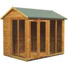 Power Sheds 8 x 6ft Double Door Apex Traditional Summerhouse
