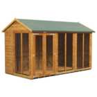Power Sheds 12 x 6ft Double Door Apex Traditional Summerhouse