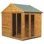 Power Sheds 6 x 8ft Double Door Apex Traditional Summerhouse