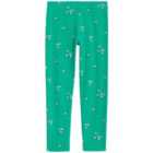 M&S Floral Ditsy Legging, 2-7 Years, Green