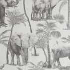 Arthouse Safari Elephant Charcoal Wallpaper