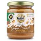 Biona Organic Hi Oleic Super Crunchy Peanut Butter 250g