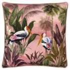 Paoletti Platalea Polyester Filled Cushion Pink