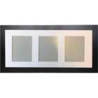FRAMES BY POST Metro 3 Image Black Frame with White Mount 7 x 5 inch
