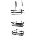 House of Home Black 3-Tier Shower Caddy